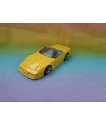 Vintage 1988 Corvette Convertible Ultra Hot Wheels Bright Yellow Malaysia - $4.94