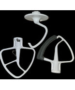 KitchenAid Attachments Set Of 3- Dough Hook, Flex Edge,  &amp; Pastry Beater... - $644.09 MXN