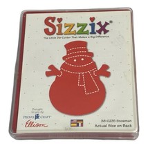 Sizzix Originals #38-0235 Red Snowman Provo Craft - £12.10 GBP