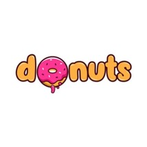 Awesome Mini Donuts Lettering  5PCS Car Stickers for Window Motorcycle Luggage C - £46.76 GBP