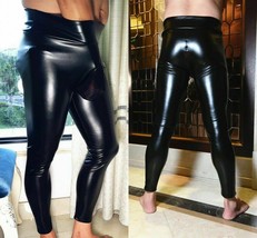 Herren Wetlook Leggings starker Glanz stretch shiny elastisch hauteng L to 4XL - £13.88 GBP+