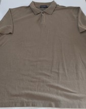 Crazy Horse Pima Cotton Polo Shirt by Claiborne Mens Brown &amp; Black Knit ... - €11,03 EUR