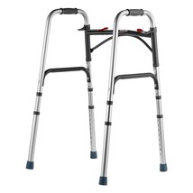 VEVOR Folding Walker Aluminum Mobility Walker Aid with Adjustable Height 350LBS - £55.41 GBP