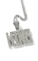 Customize Bling Tennis Iced Out Pendant and Necklace Design - $130.00