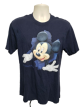 Disney Dreams Florida Mickey Mouse pass through Adult Medium Blue TShirt - $19.80