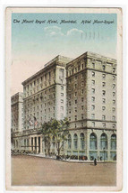 Mount Royal Hotel Montreal Quebec Canada 1927 postcard - £4.70 GBP