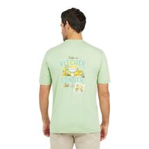 Chaps men t-shirt Medium M green margarita Take a Pitcher Spirited Tradi... - $11.63