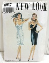 NEW LOOK Pattern #6057 Vintage Womens Slip Dresses Sz 6 8 10 12 14 16 Ni... - $28.53