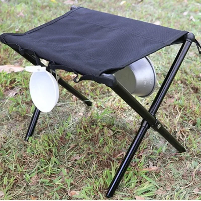 Outdoor Fishing Bench Portable Aluminum Chair Folding Bench Line Sketch ... - £24.98 GBP+