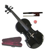 Merano 3/4 Violin ,Case, Bow ~ Black - £78.17 GBP