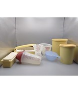 Tupperware Steamer Butter Dish Shaker Grapefruit Keeper Canister Measuri... - $41.61 CAD