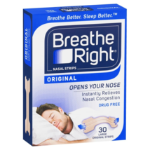 Breathe Right Original Tan Nasal Strips in a pack of 30, size Large - £88.76 GBP