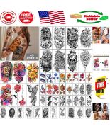 Realistic Waterproof Temporary Tattoos – 49 Sheets of Floral and Animal ... - $315.55 MXN