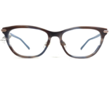 Cole Haan Eyeglasses Frames CH5036 200 Brown Blue Horn Rectangular 52-16... - $55.97