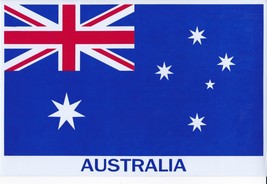 AU450 Flag Australia Scooter Sticker Decal Racing Tuning Size 27x18 cm/1... - £3.11 GBP