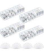 Tatuo 4 Pcs Plastic Charger Cord Organizer Box, Cord Storage Organizer, ... - $41.99