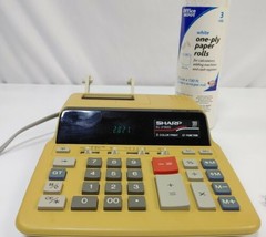 Sharp EL-2192G Two Color 12-Digit Print Calculator. Hard to find. With Extras - £15.18 GBP