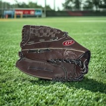 Rawlings Men’s Baseball Glove Brown Leather 13” LHT RS130 RENEGADE Free Shipping - $38.21