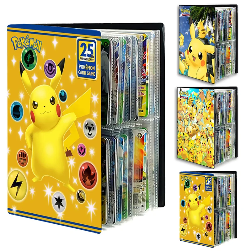 Pokemon 25Th Anniversary Celebration 240 Card Album Book Game Card Holder Binder - £8.17 GBP