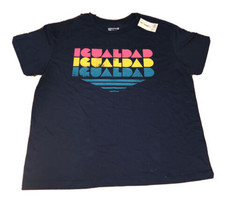 #takepride Adult Igualdad EQUALITY  Pride Short Sleeve T-Shirt - Blue Si... - $6.80