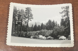 Real Vintage PHOTOGRAPH 1950s? Camping Cars National Park Mountain  3.5 x 5. 5&quot; - £18.19 GBP