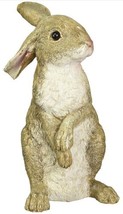 11 Inch Country Standing Polyresin Rabbit Statue (a) M2 - £126.64 GBP