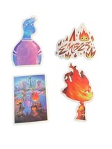 Elemental Cartoon Novelty Assorted 3D Colorful PC Stickers 50 PCS NEW - £15.68 GBP