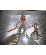 Celebration Barbie Special 2000 Edition Gold Dress Snowflakes 2000 Ornam... - £19.57 GBP