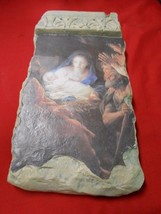 Magnificent Religious Wall Plaque...&quot;JESUS in the Manger&quot;...SALE - $15.15