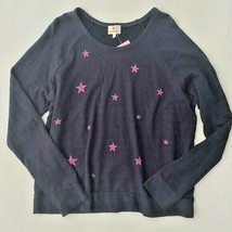 Sundry Pink Star Print Sweatshirt Midnight Blue ( 3 ) - $81.04