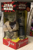 Tiger Electronics Hasbro Star Wars Interactive Yoda with Lightsaber - NEW IN BOX - £59.71 GBP