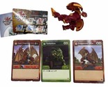 Bakugan Dragonoid Ultra B500 Red Pyrus Battle Planet With Cards - £9.98 GBP