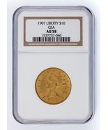 1907 G$10 Gold Liberty Head Graded by NGC as AU-58! Released by GSA - €6.286,17 EUR