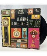 Walt Disney Presents Learning To Tell Time Is Fun 1964 Disneyland Vinyl LP - €5,58 EUR