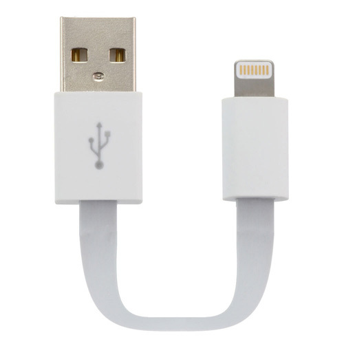 Moki Braided Lightning Cable 10cm - White - $26.43