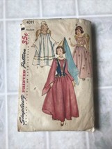 Vintage 4071 Simplicity Sewing Pattern Girls Costume Angel Princess Fair... - £12.31 GBP