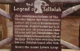 1960&#39;s Tallulah Gorge Park, Georgia - Legend of Tallulah - £3.12 GBP