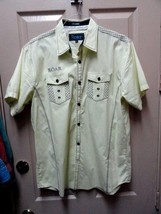 Men&#39;s Roar Signature Short  Sleeve Button Up Shirt Size Large - $1,618.10 MXN