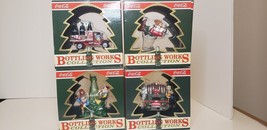 Coca Cola Bottling Works Collection Christmas Ornaments Vintage Lot Of 4... - $17.42