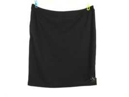 Shein Curve 2XL Black Side Zip Knee Length Skirt - £7.85 GBP