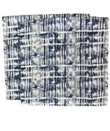 Roman Deco Set of 2 Blue White Jacquard Pillow Covers 18&quot; Hidden Zippers... - $365.07 MXN