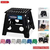 Versatile Folding Step Stool - 13 inch, 300 lbs Capacity, Ideal for Home... - $36.58