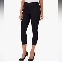 Nine West Black Dress Legging Pants Women&#39;s 12 Pull On Elastic Waist Tro... - $18.81
