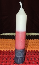 Custom 3 Color 4&quot; Taper Candle - $14.00