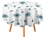 Dandelion Pattern Tablecloth Round Kitchen Dining for Table Cover Decor ... - $15.99+