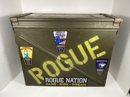 Military Small Arms Ammunition Cartridge Metal Box Case Rogue Brewing Co... - £74.35 GBP