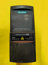 Siemens Micromaster 420 6SE6420-2AB11-2AA1 Ver E02/1.2 AC Drive - £296.29 GBP