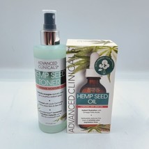 Advanced Clinicals Hemp &amp; Seed Hemp Seed Toner Combo - £16.07 GBP