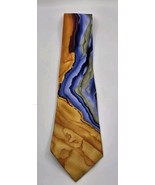 Jerry Garcia Silk Tie Yellow Blue Liquid Torso Collector&#39;s Edition Artis... - €15,25 EUR