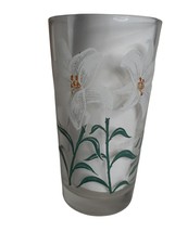 MCM Peanut Butter Drinking Juice Glass Tumbler Easter Lily Estate find 5&quot; - $15.20